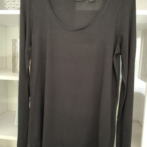 Mercer & Madison Black Long Sleeve Tee sz M